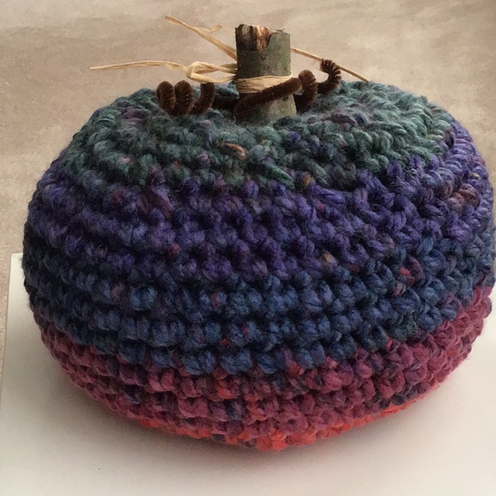Multicolored Fall Pumpkin - Medium - Picture 2 of 4